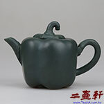 綠泥小青椒70年代中國宜興一廠紫砂壺,早期壺